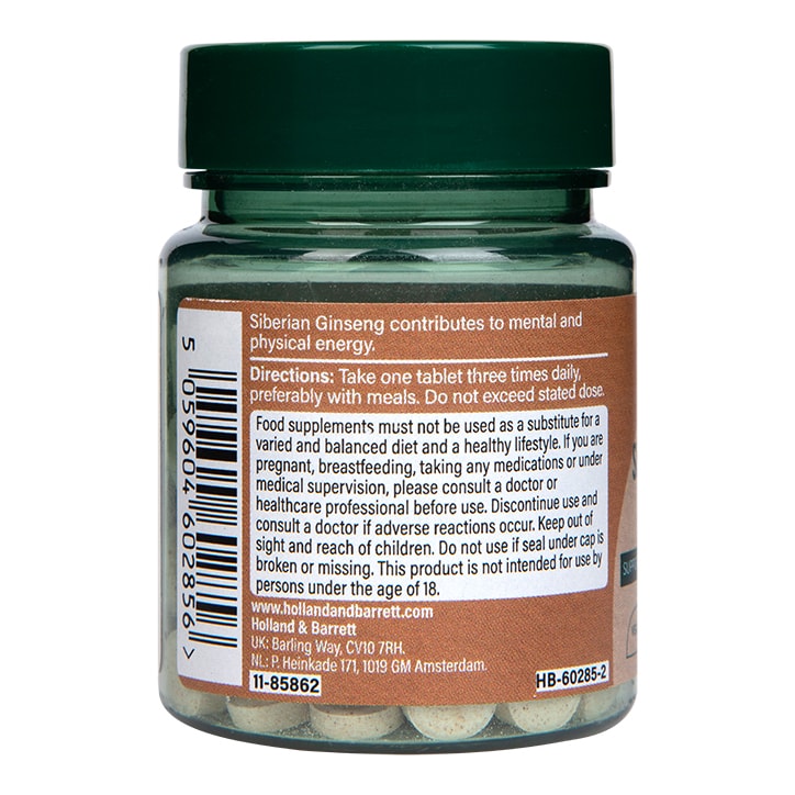 Holland & Barrett Siberian Ginseng 120 Tablets